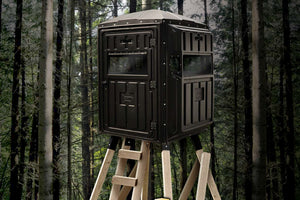 2-person ground blind whitetail with qp kit advantage hunting
