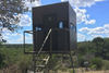 Aluminum and Insulated Deer Blinds 6' X 6' Elevated with 5' Base and Detachable Ladder for Big Dogg