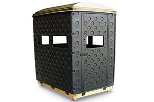 snap lock 4x6 deer hunting blind by formex (two man blind)