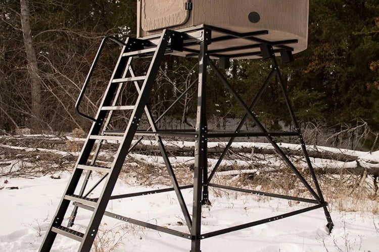 Banks Outdoors 12' tower for hunting blind elevation