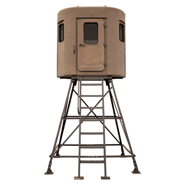Banks Outdoors The Stump Phantom 2 ST2PH elevated deer hunting blind.