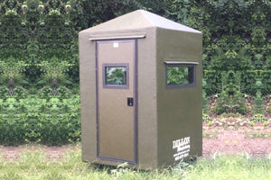 fiberglass deer blind camouflage classic 4x4 dillon manufacturing