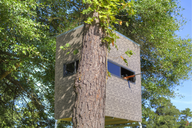 Aluminum and insulated 6x6 Big Dogg deer blind for ground hunting – durable, weather-resistant blind with thermal protection for all-season concealment.