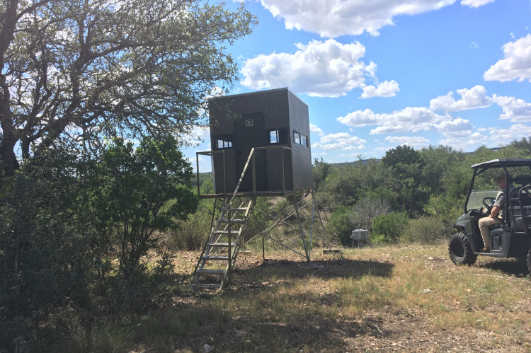 Aluminum and insulated 6x6 Big Dogg deer blind for ground hunting – durable, weather-resistant blind with thermal protection for all-season concealment.