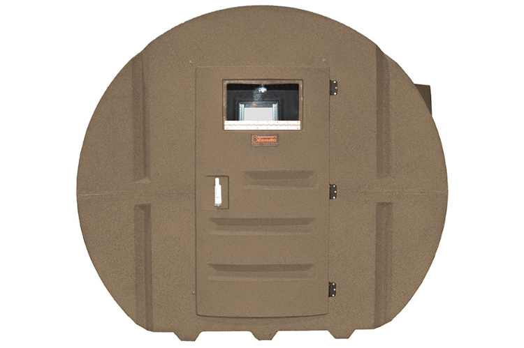 Sportsman's Condo The Bale Condo hunting blind by Southern Outdoor Technologies – durable, weatherproof design for all-season concealment in the field.